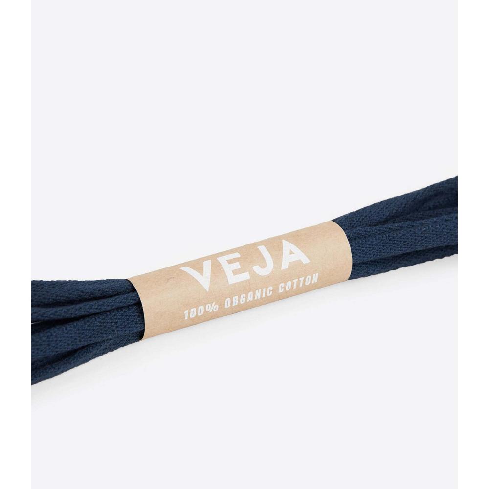 Men's Veja LACES ORGANIC COTTON Shoes Blue | ZA 206GSO